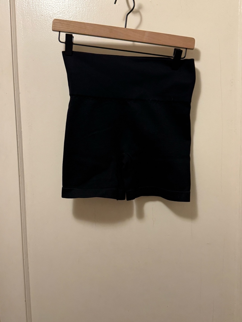 High-Rise Black Women’s Stretch Bike Shorts